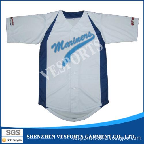Custom Sublimated Polyester Camo Baseball Jersey